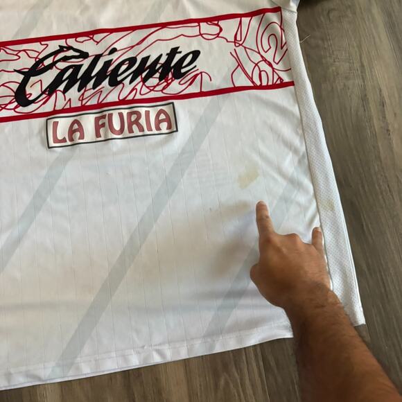 Club Tijuana Xoloitxcuintle De Caliente Soccer Jersey Men's Size L Telcel - Picture 2 of 9